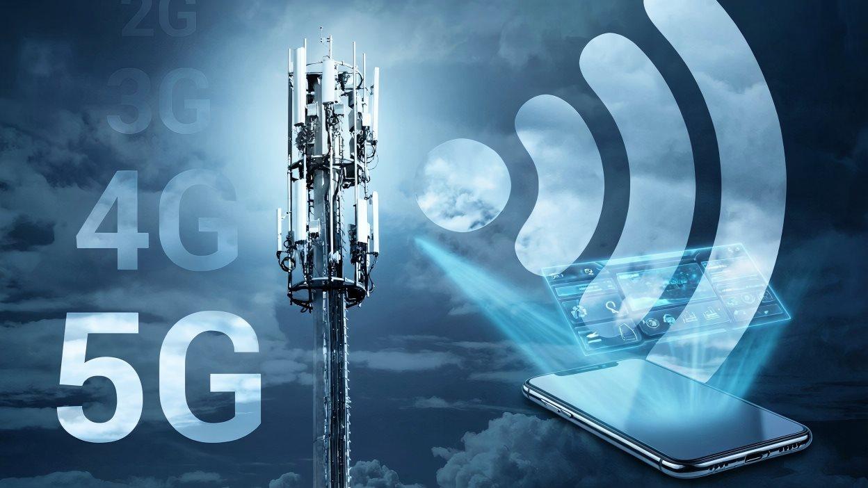 Passive 4G & 5G Interceptor system diagram illustrating air‑signal interception, core‑network key extraction and decryption‑server workflow.